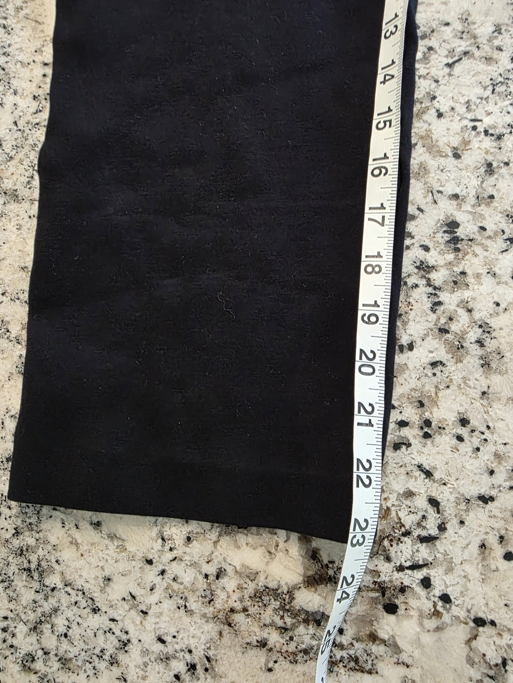 LOFT Black Ankle-Length Knit Pants - Picture 2 of 9